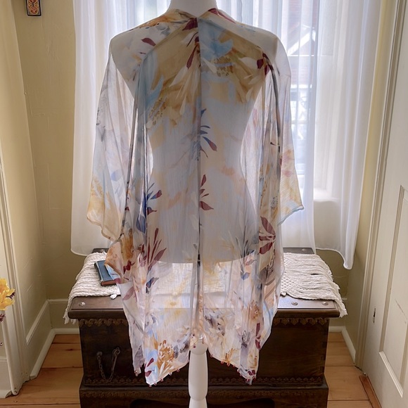 NWOT, Sheer Coverall Top, One Size, Multi Colored - Picture 2 of 9